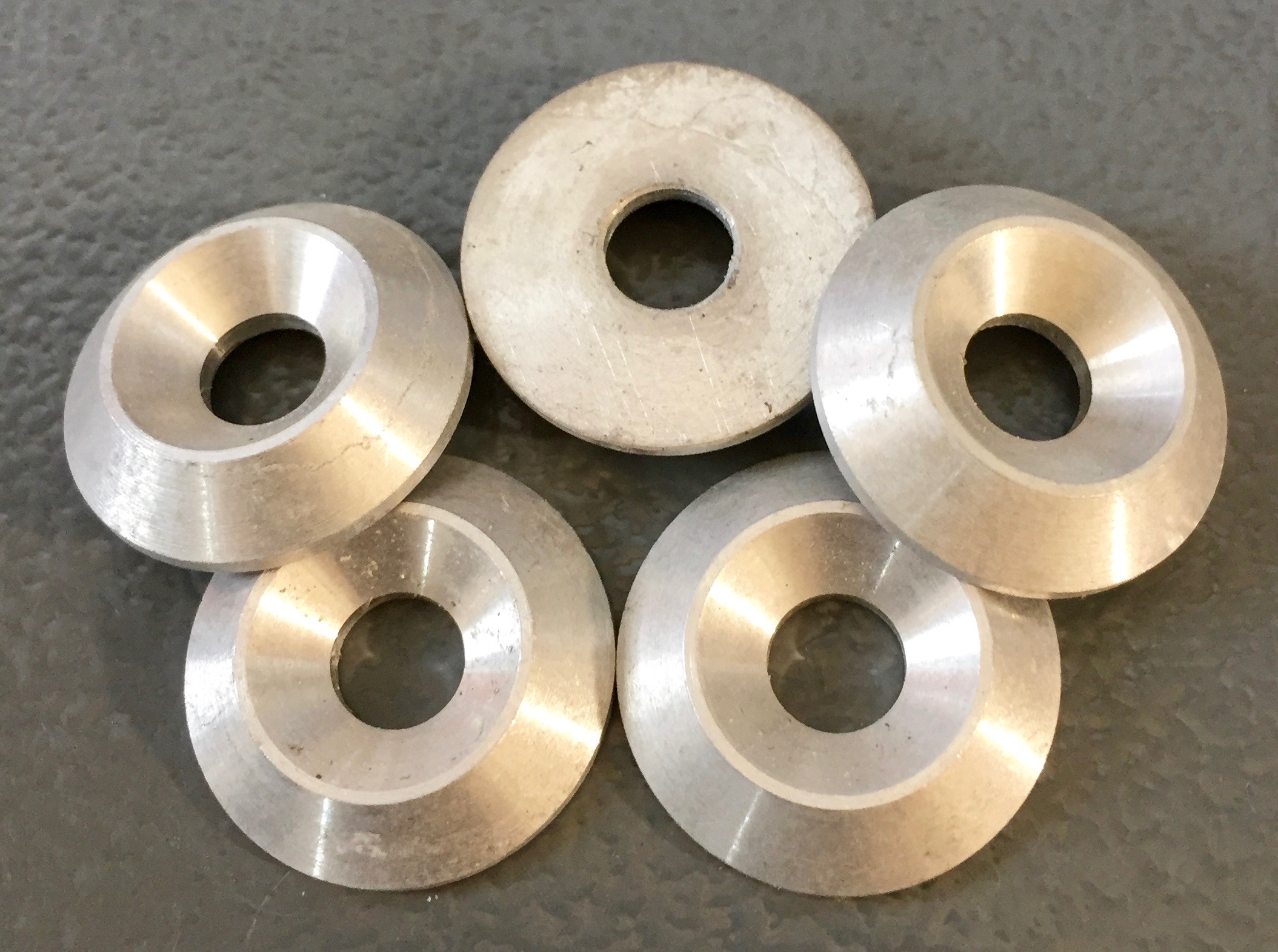 Конусная шайба 6x20 толщина 4.5мм (Al)