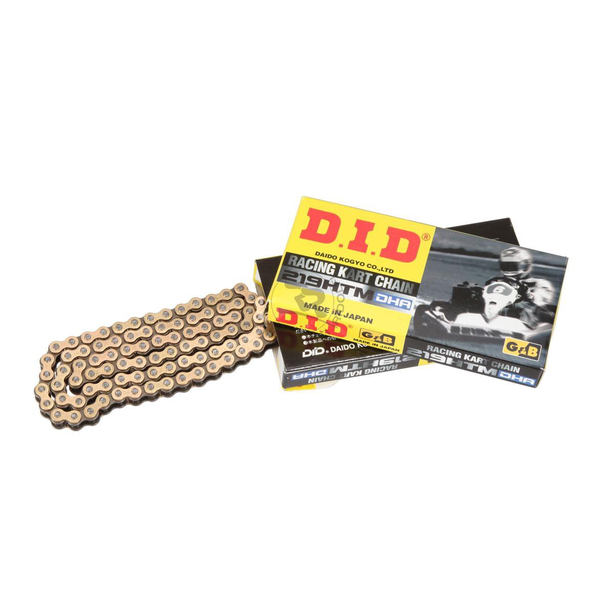 Цепь DID 219 DHA gold & black