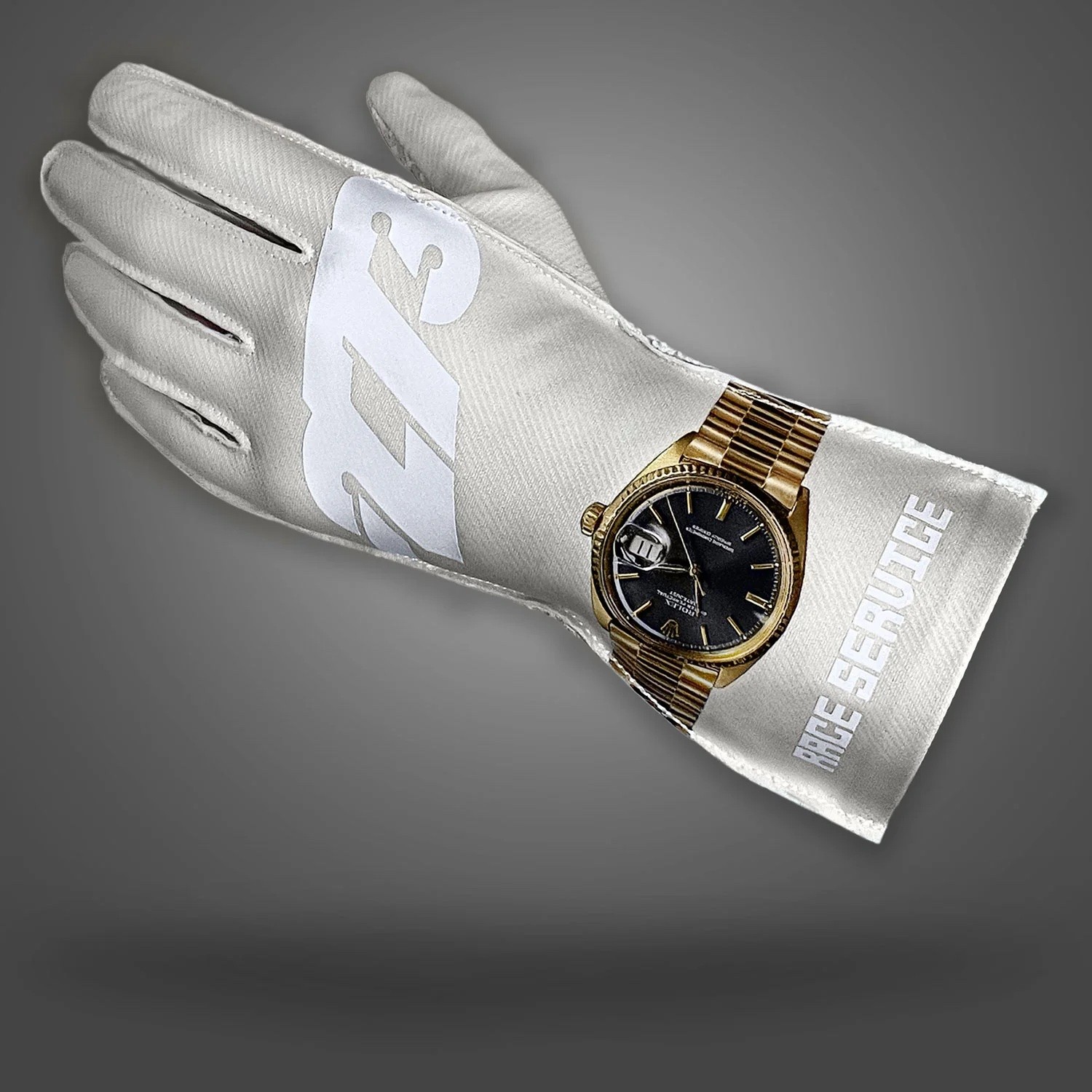 -273 RACE SERVICE OFF-WHITE Asymmetric