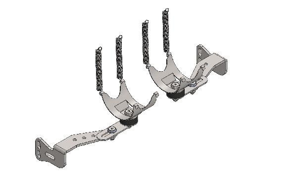 Крепление глушителя PAROLIN ROTAX MAX