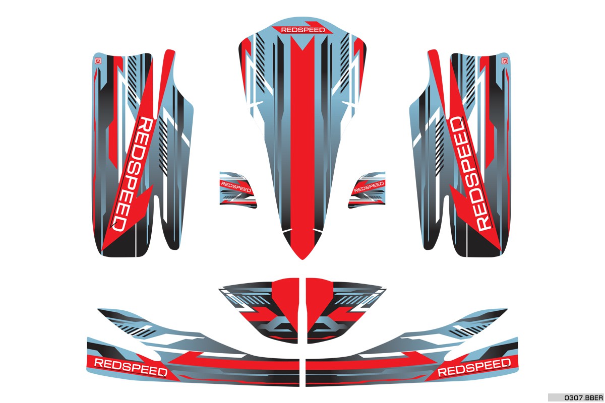 Комплект дизайна (наклейки) Redspeed MINI