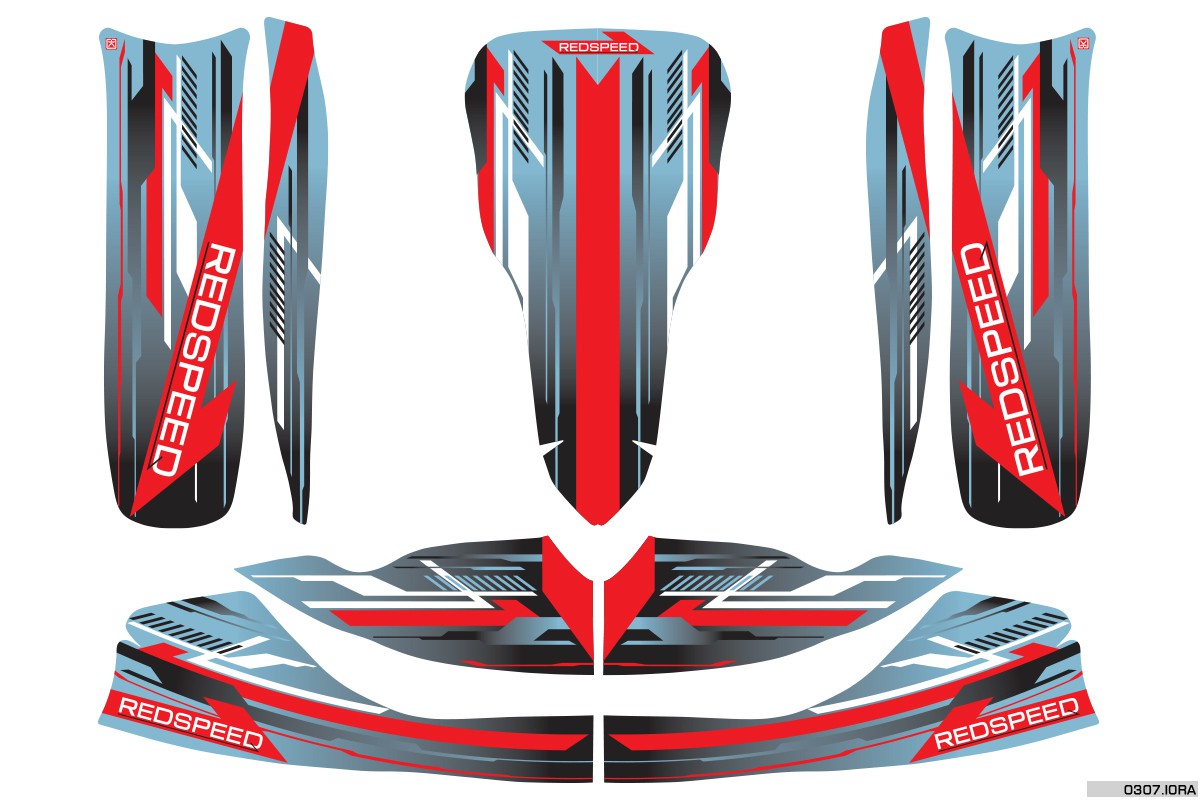Комплект дизайна (наклейки) Redspeed М6