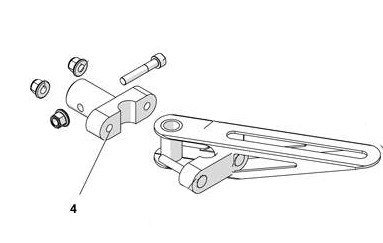 Зажим крепления глушителя SODI SIGMA KZ