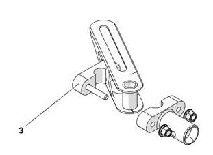 Скоба зажима крепления глушителя SODI SIGMA KZ