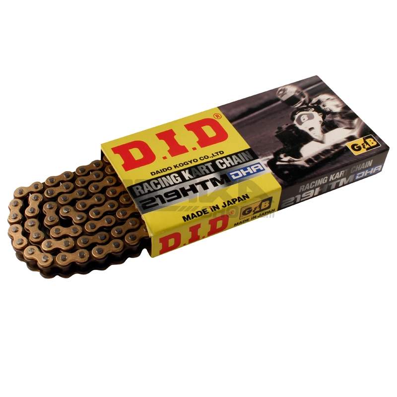 Цепь DID 219 DHA gold & black