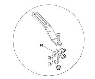 Кронштейн крепления глушителя SODI OK/OKJ