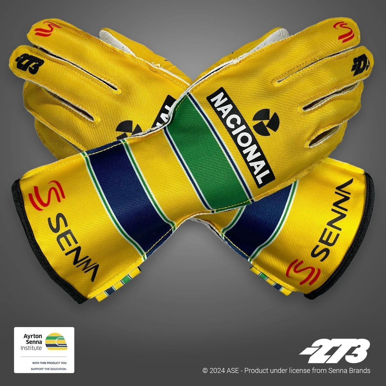 -273 AYRTON SENNA Yellow