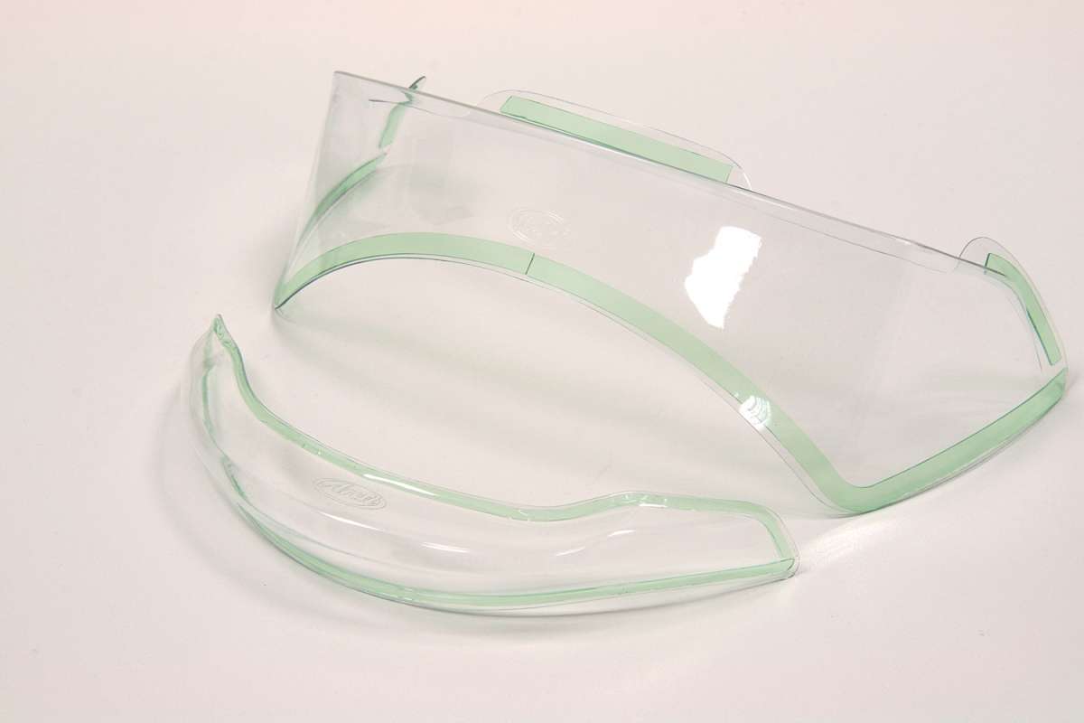 Комплект сполеров для Arai (ПЕРЕД + ЗАД ПРОЗРАЧНЫЕ ОРИГИНАЛ)