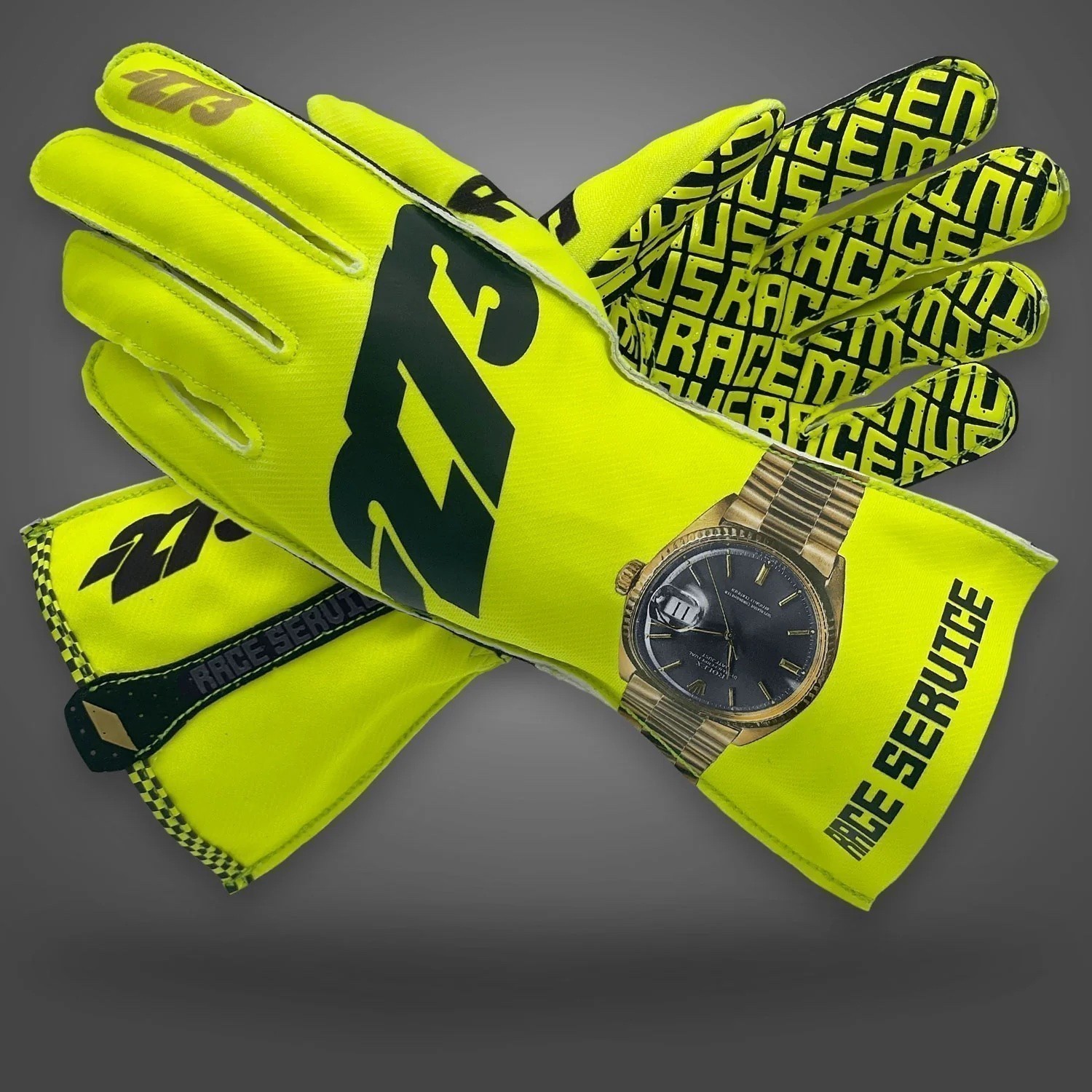 -273 RACE SERVICE YELLOW Asymmetric