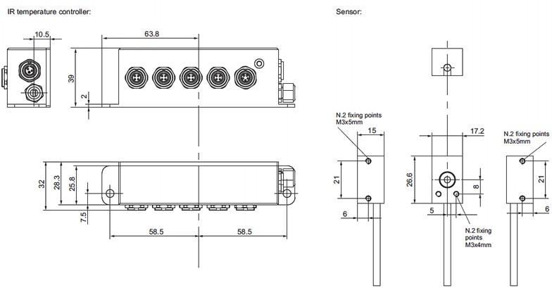 Датчики температуры шин AIM (КОМПЛЕКТ НА 4 КОЛЕСА)