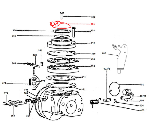 Крышка карбюратора IBEA